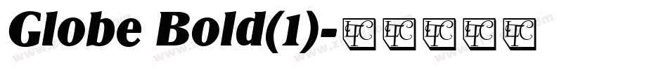 Globe Bold(1)字体转换